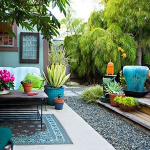 Lush Garden In A Small Space